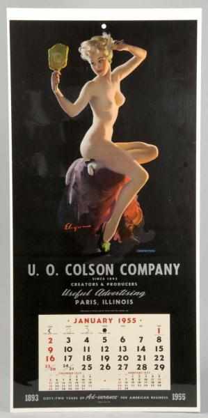 Appraisal: Elvgren Nude Calendar from Paris IL Description Titled Perfection Overall