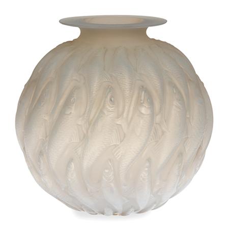 Appraisal: Lalique Mold Blown Glass Marisa Vase Estimate -