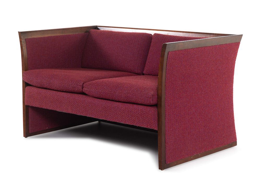 Appraisal: Marden Manufacturing Inc American Mid th Century Settee Marden Manufacturing