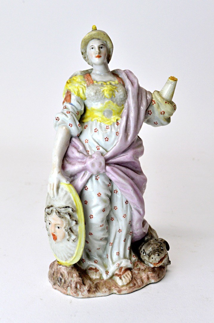 Appraisal: A rare Plymouth porcelain figure of Minerva circa the goddess