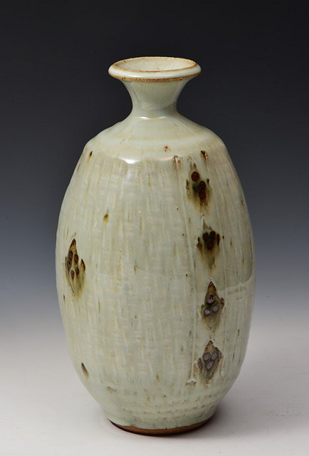 Appraisal: William Plumptre British b Vase white glaze and with incised