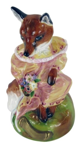 Appraisal: A Royale Stafford Staffordshire porcelain figure of a fox a