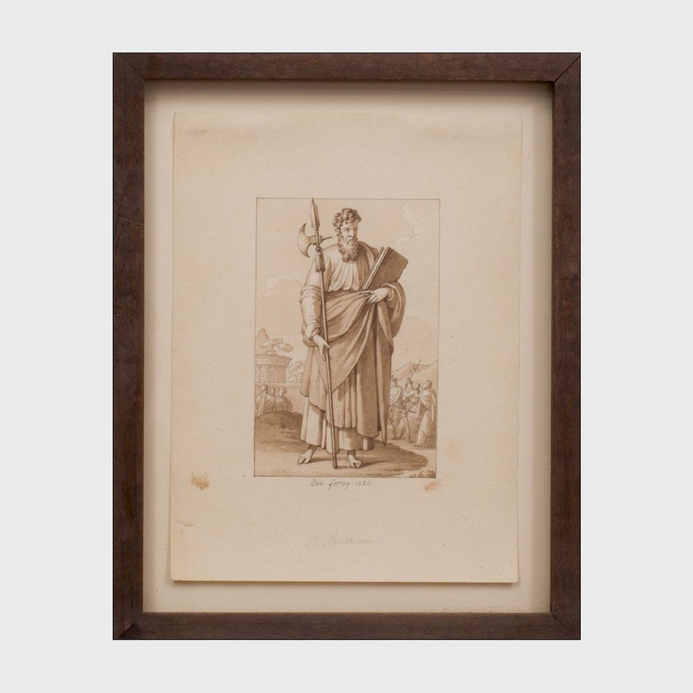 Appraisal: Attributed to Sebastien Leroy - St Paul St Jean and