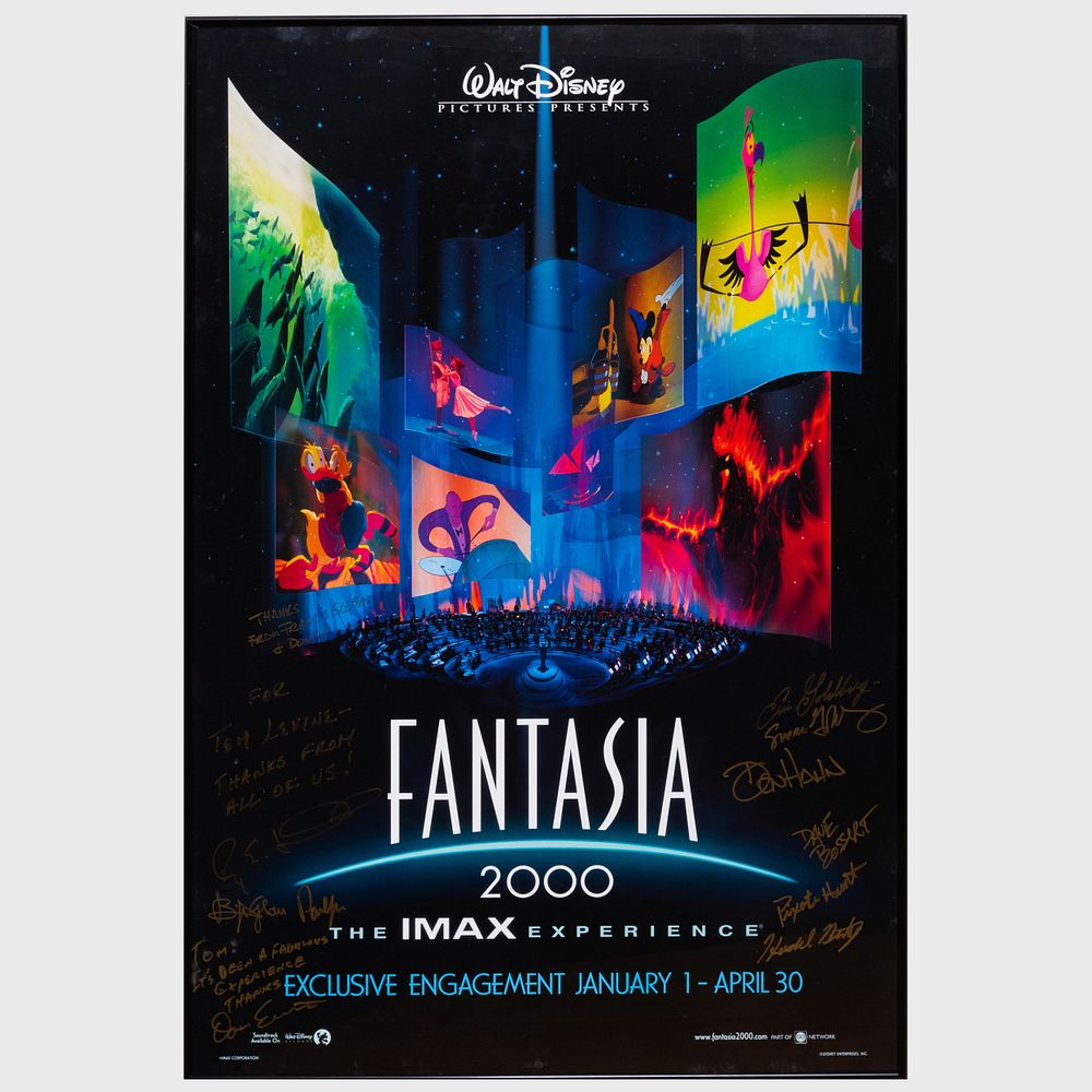 Appraisal: Walt Disney Pictures Fantasia Poster and Fantasia Limited Edition Program