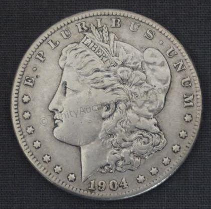 Appraisal: S Morgan Silver Dollar In very good average circulated condition