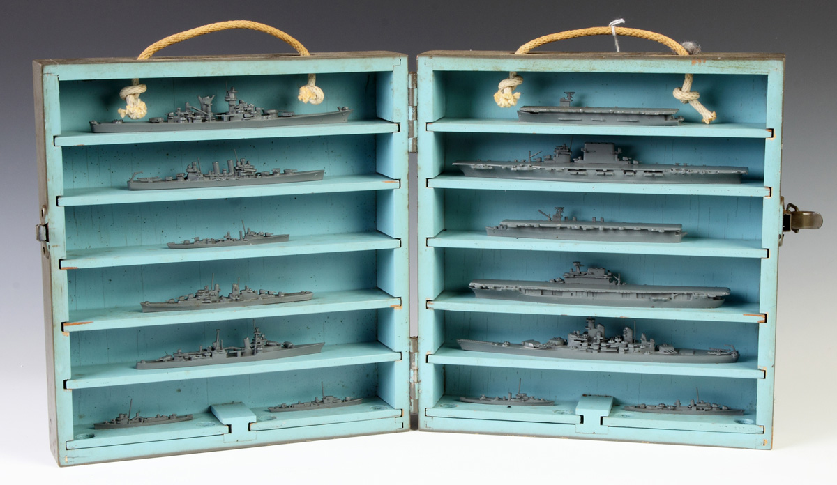 Appraisal: HA Framburg Co Chicago US Navy Miniature Ship Models