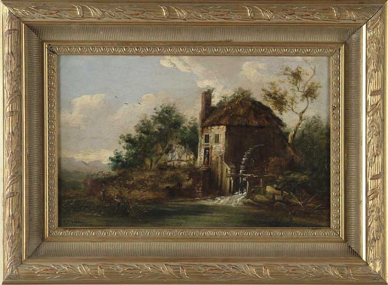 Appraisal: CHARLES HENRY MILLER American - THE OLD MILL Oil on