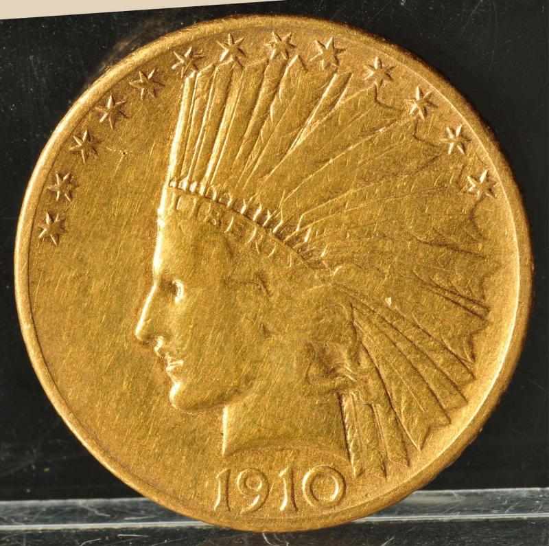 Appraisal: -S Gold Eagle Description Cleaned