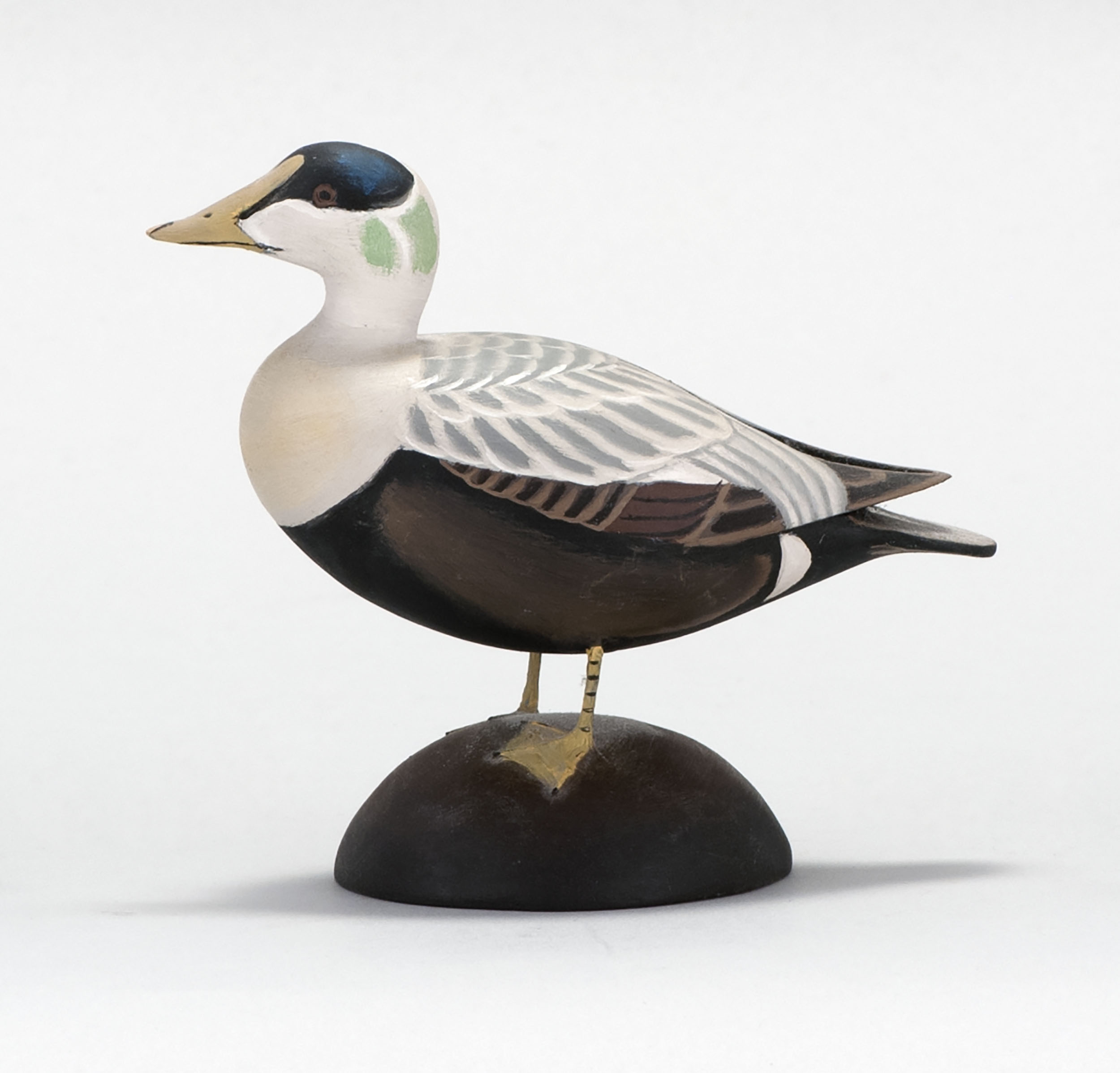 Appraisal: MINIATURE EIDER DRAKE By James Lapham of Dennisport Massachusetts Raised