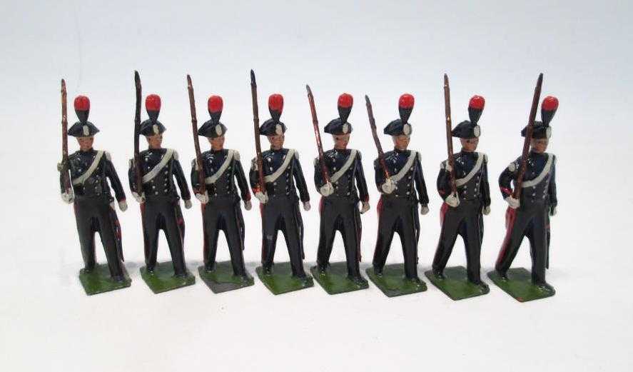 Appraisal: W BRITAIN'S NO ITALIAN INFANTRY TOY SOLDIERS in Carabinieri review