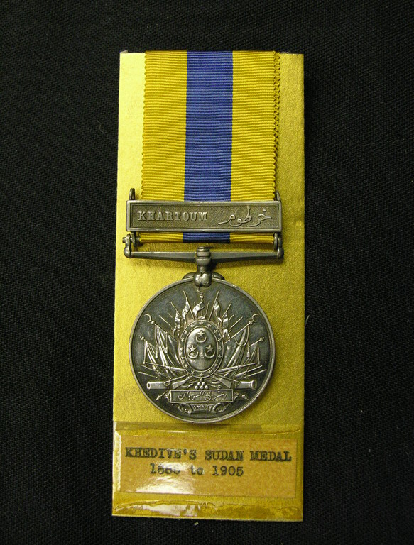 Appraisal: BRITISH MILITARY KHEDIVES SUDAN MEDAL - Awarded to Bomgr J