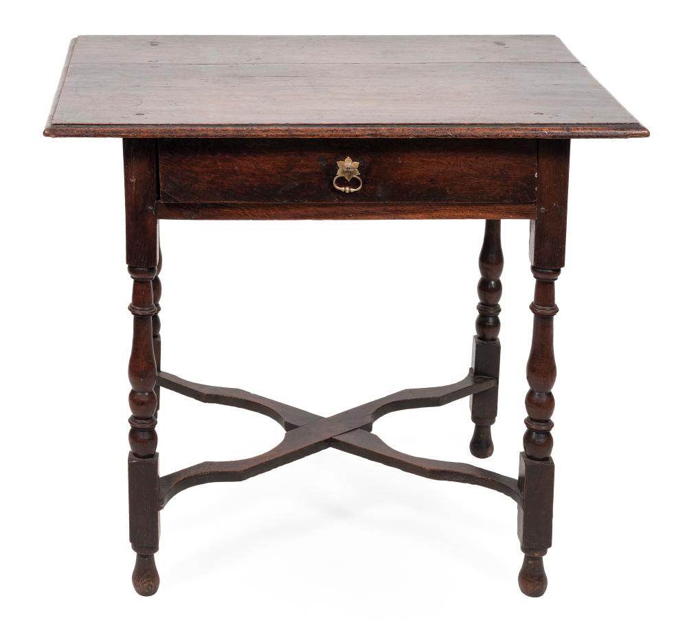 Appraisal: ENGLISH ONE-DRAWER DRESSING TABLE SECOND HALF OF THE TH CENTURY