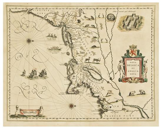 Appraisal: BLAEU Willem - Nova Belgica et Anglia Nova Amsterdam c