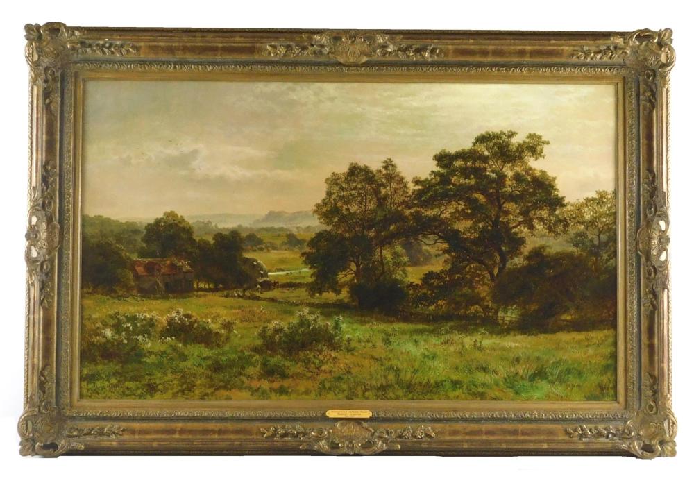 Appraisal: Robert Gallon English - Summer's Sun and Silent Shade oil