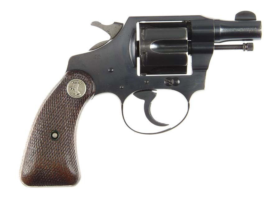 Appraisal: SCARCE BOSTON POLICE COLT BANKER'S SPECIAL DA REVOLVER Cal Colt