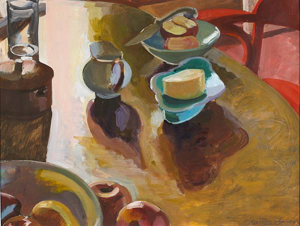 Appraisal: Lisa Esherick American born Still Life with Pitcher signed and