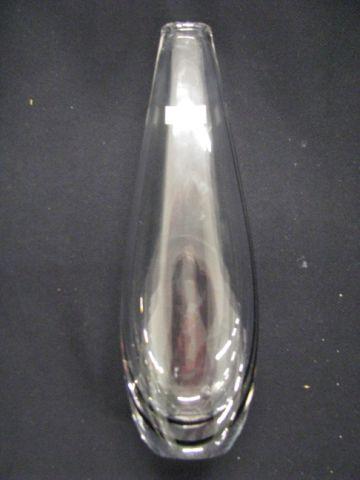 Appraisal: Art Glass Vase internal amethyst decoration in clear body