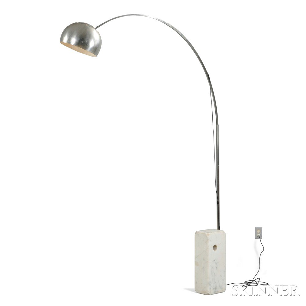 Appraisal: Arco Floor Lamp Designed by Achille and Pier Giacomo Castiglioni