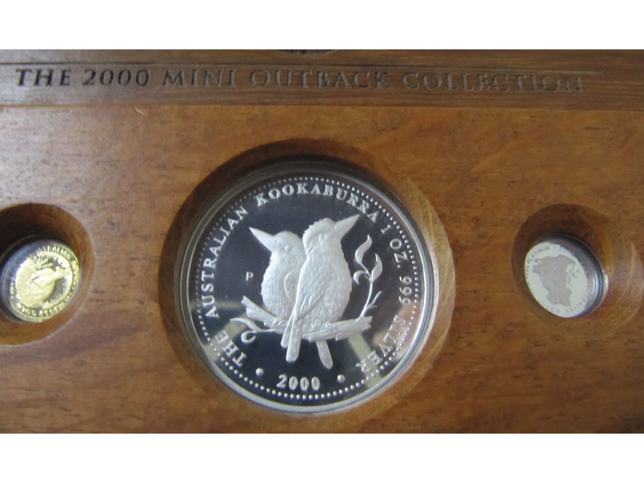 Appraisal: Australia mini outback coin collection comprising a proof platinum koala