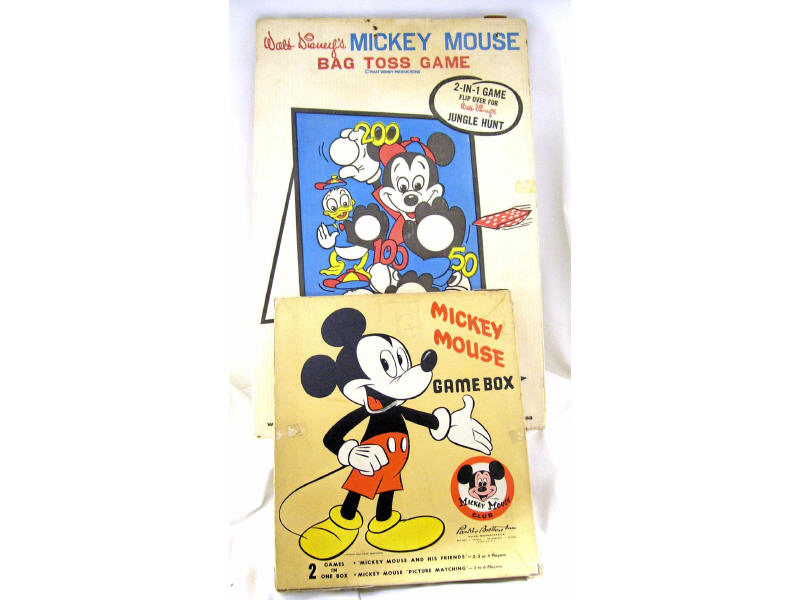 Appraisal: - Mickey Mouse Games Includes Mickey Mouse Game Box Parker