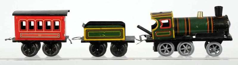 Appraisal: Tin Litho Carl Bub Wind-Up Passenger Train Set German European