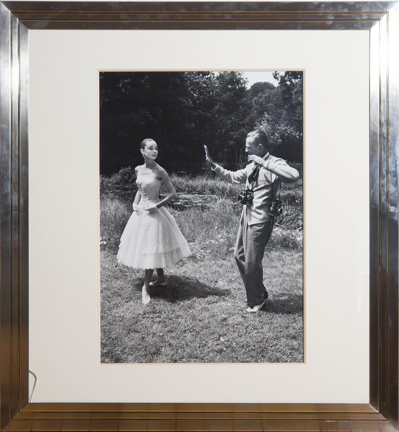 Appraisal: WILLY RIZZO - FRED ASTAIRE AND AUDREY HEPBURN Gelatin silver