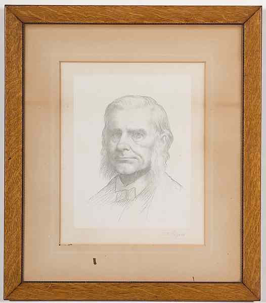 Appraisal: Autographs and Manuscripts Portrait of T H Huxley by Alphonse