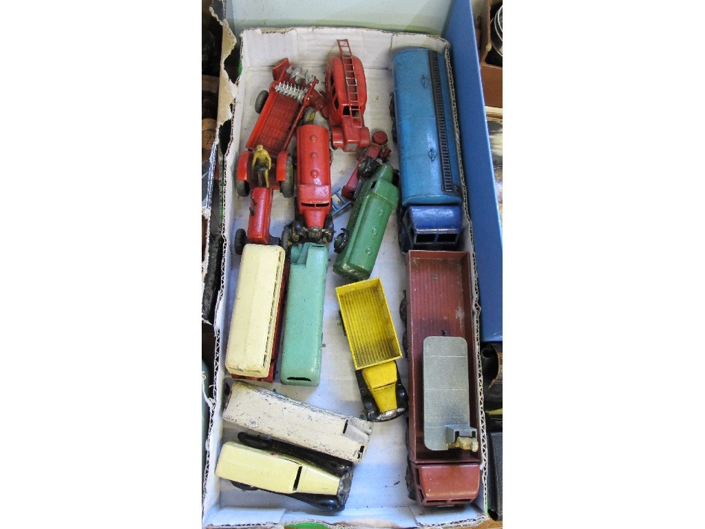 Appraisal: Lot comprising assorted Dinky toys - tanker trucks buses etc