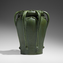 Appraisal: George P Kendrick for Grueby Faience Company RARE VASE MODEL