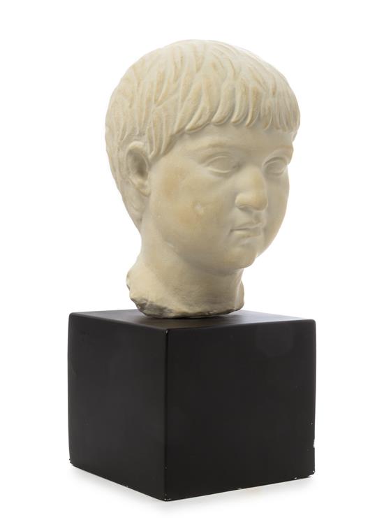 Appraisal: Sale Lot A Composition Bust depicting the face of a