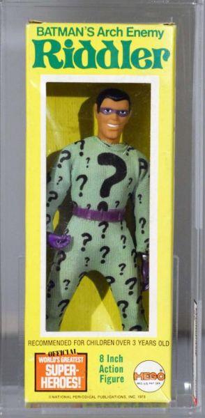 Appraisal: Mego Superheroes Riddler Action Figure Description Window box ID Condition