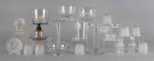 Appraisal: Miscellaneous colorless glass to include wine rinsers etc