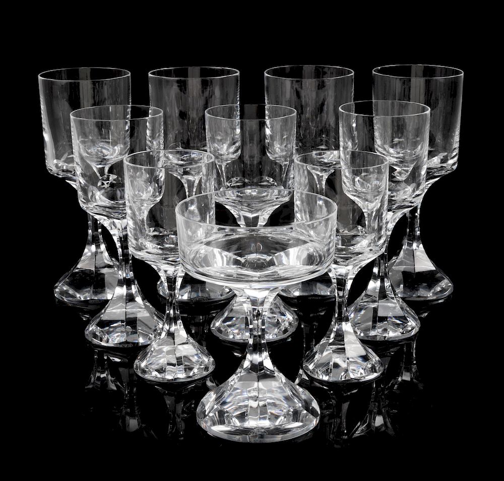 Appraisal: A Baccarat Glass Stemware Service A Baccarat Glass Stemware Service