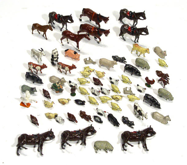 Appraisal: Small collection of mainly Britain's hand painted lead farmyard animals