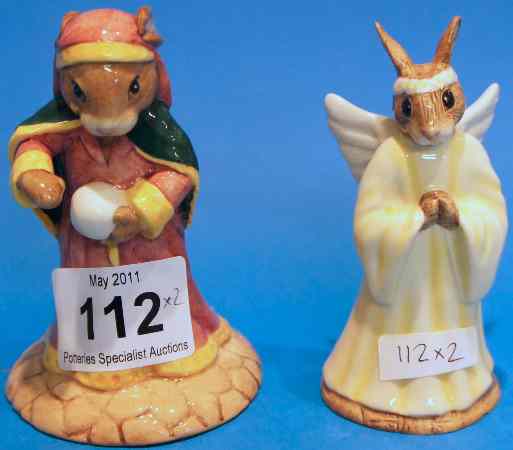 Appraisal: Royal Doulton Bunnykins Fortune Teller DB and Angel DB