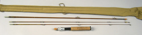 Appraisal: Hardy Saint Croix bamboo fly rod two pieces with extra