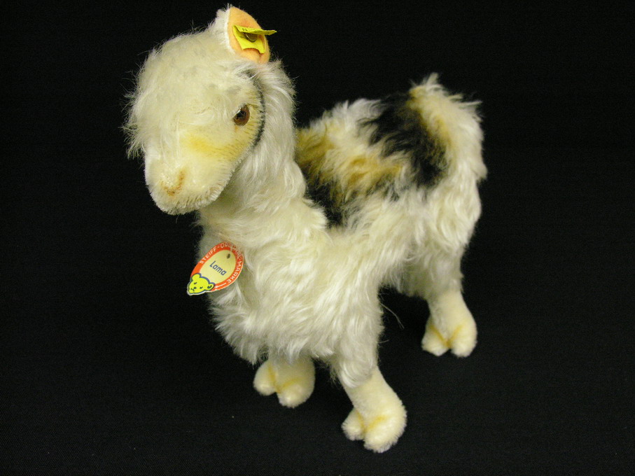 Appraisal: STEIFF LLAMA LAMA Estate item with original tag This Llama