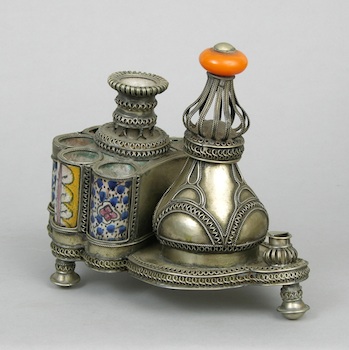 Appraisal: A Turkish Desk Accessory ca Early th Century A metal