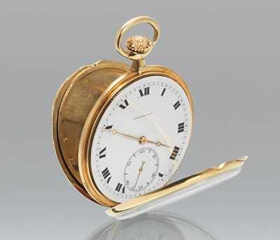 Appraisal: A Touchon Co k Gold Pocket Watch ca - k