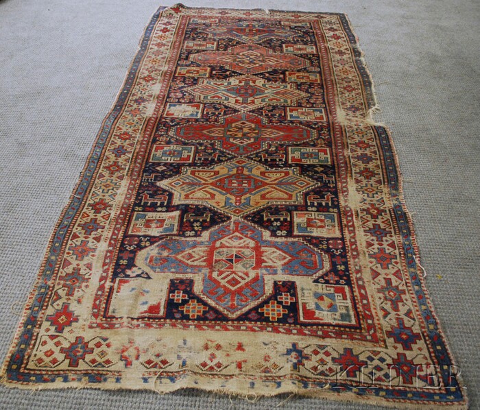 Appraisal: Akstafa Long Rug East Caucasus second half th century areas