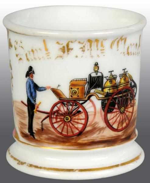 Appraisal: Fire Engine Chemical Wagon Shaving Mug Description Extremely rare with