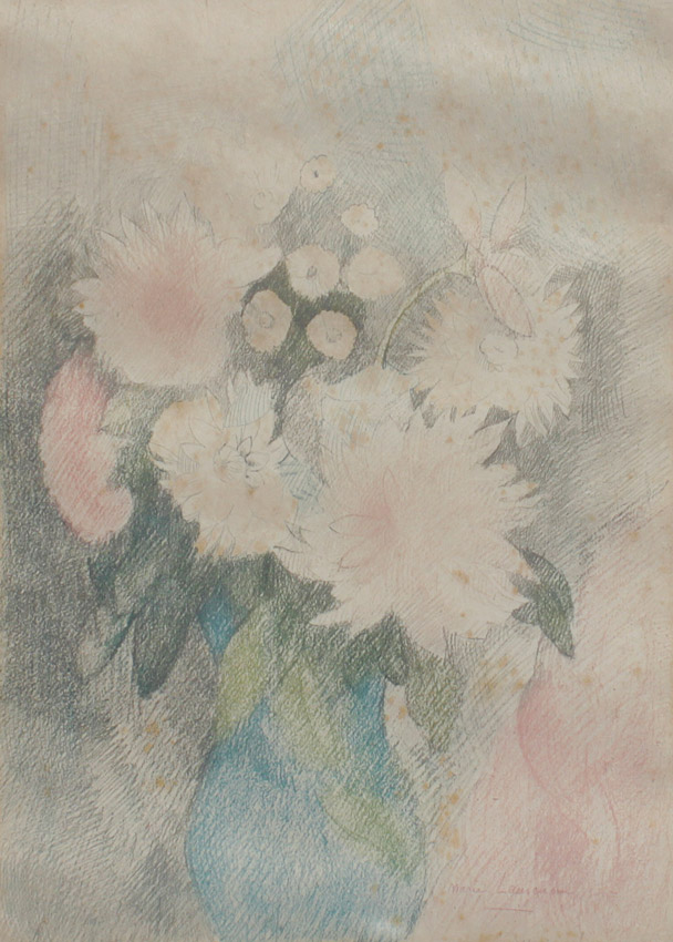 Appraisal: LAURENCIN Marie French - Bouquet of Flowers in a Vase