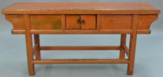 Appraisal: Chinese altar table ht in top x Chinese altar table