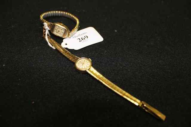 Appraisal: TWO CT GOLD LADIES WRIST WATCHES by Smiths Customline