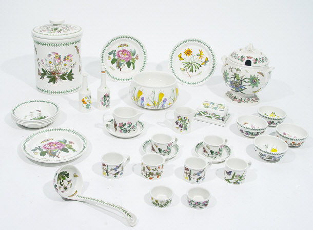 Appraisal: Extensive collection of Portmeirion botanical pottery kitchen and dinnerwares transfer