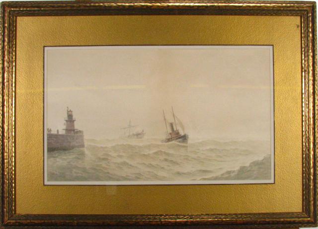 Appraisal: Frederic Schiller Cozzens NY - x watercolor signed lower left