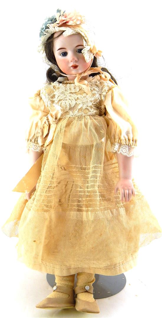 Appraisal: DOLL th C Albert Marque reproduction doll depicting young girl