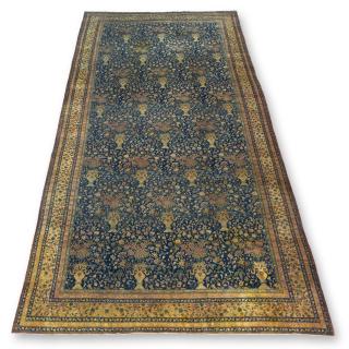 Appraisal: Persian Garden Carpet Persian Garden Carpet th c blue field