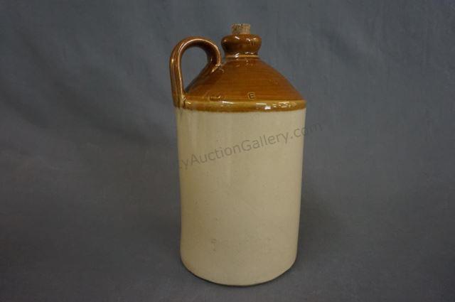 Appraisal: Vintage Glazed Gallon Crock Jug Gallon size measures tall not