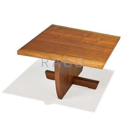 Appraisal: MIRA NAKASHIMA b NAKASHIMA STUDIOS Greenrock side table New Hope